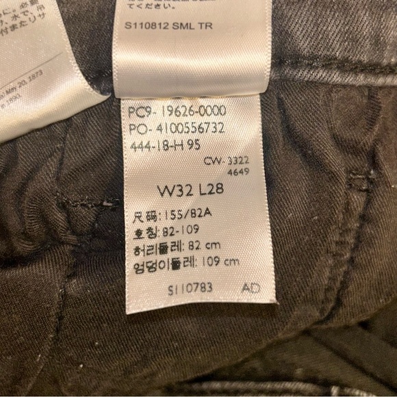 Levi's Charcoal 311 Shaping Skinny Jeans - Picture 9 of 9